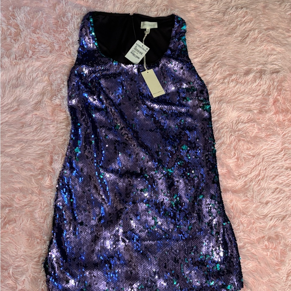 MELLODAY/Nordstrom Sequin Mini Dress